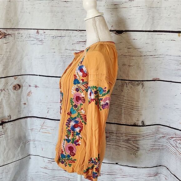 Sundance Fabled Floral Embroidered Tunic Size XS - Picture 4 of 6